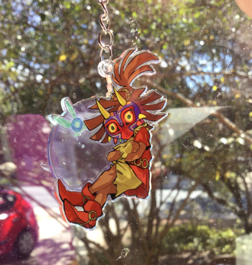 Skull kid charm we sold at smash, he’s really fun to draw because he has a really strong silho