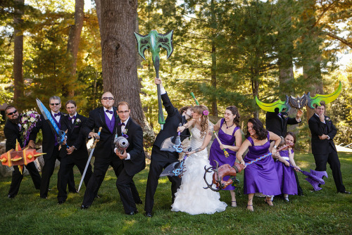 huffingtonpost:  This World Of Warcraft wedding is what geek dreams are made of. 