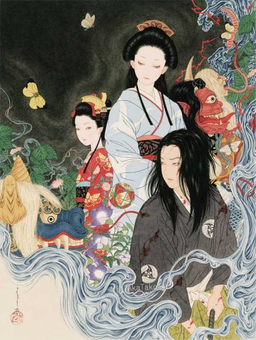 Takato Yamamoto’s “Tale of a Castle Keep III” was completed too late for the 2016 