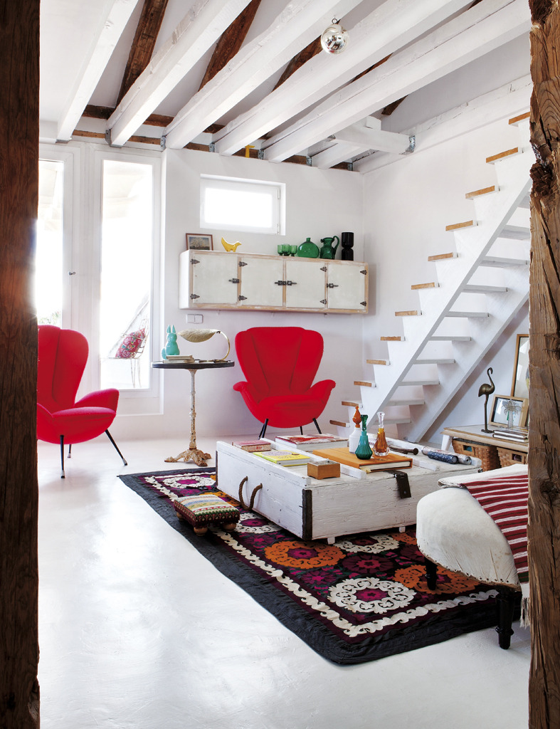 gravity-gravity:  Madrid penthouse via Elle 