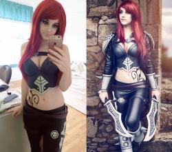 love-cosplaygirls:  [SELF] What do you prefer, selfie or professional picture? - Katarina by Sara Mei Kasai