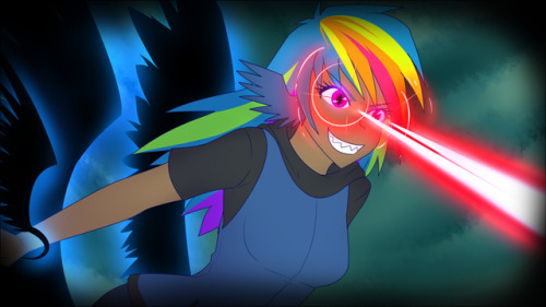 Lazers, Rainbows, Pegasi, it’s a duck blur