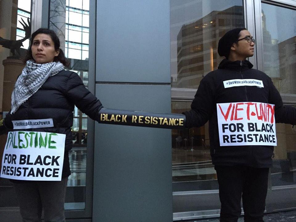 america-wakiewakie:   Activists at ‪#3rdWorld4BlackPower shut down the Federal