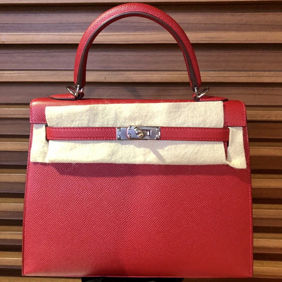 Hermes Birkin 25 Rouge H Epsom Gold Hardware #T - Vendome Monte Carlo