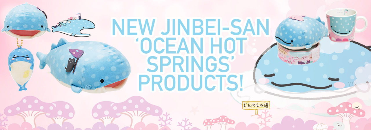 aitaikuji:  Everyone’s favorite whale shark, Jinbei-san, is back with a new line