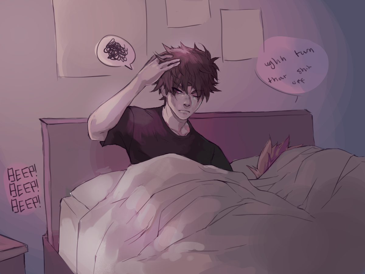 lethargay: namelessweek day 5: sharing beds rise and shine 