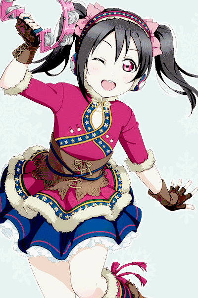 nihsikino:  μ’s SRs snow/winter set (½)