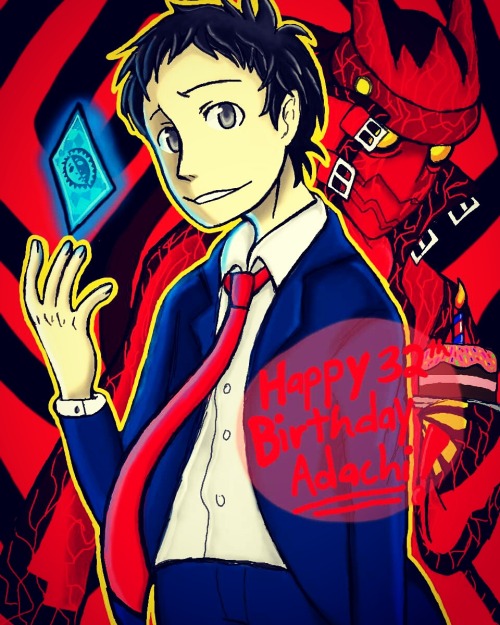 Happy Birthday Adachi!! -persona 4
