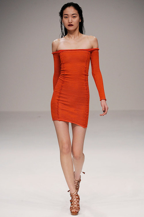 maidsofbondstreet: Daul Kim at Mark Fast, fall 2009