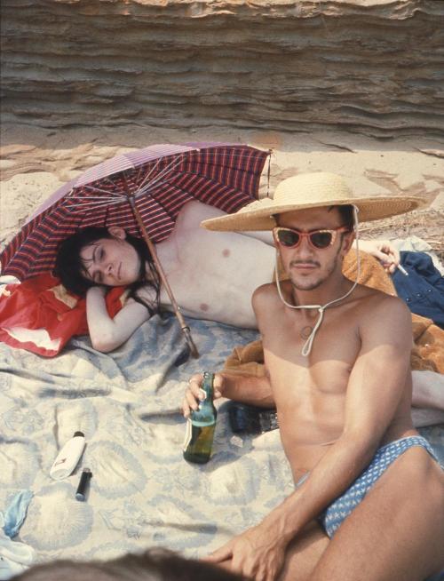 maryjopeace:BRUCE WEBER AND PHILIPPE MARCADE ON THE BEACH | TRURO | MA | 1975 | COURTESY OF NAN GOLDIN AND MATTHEW MARKS GALLERY | VICE | NOVEMBER 2016