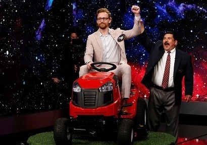 Tom wins a lawnmower!Bonus: