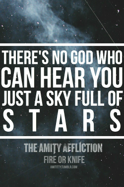 fearline:  The Amity Affliction // Fire Or Knife           