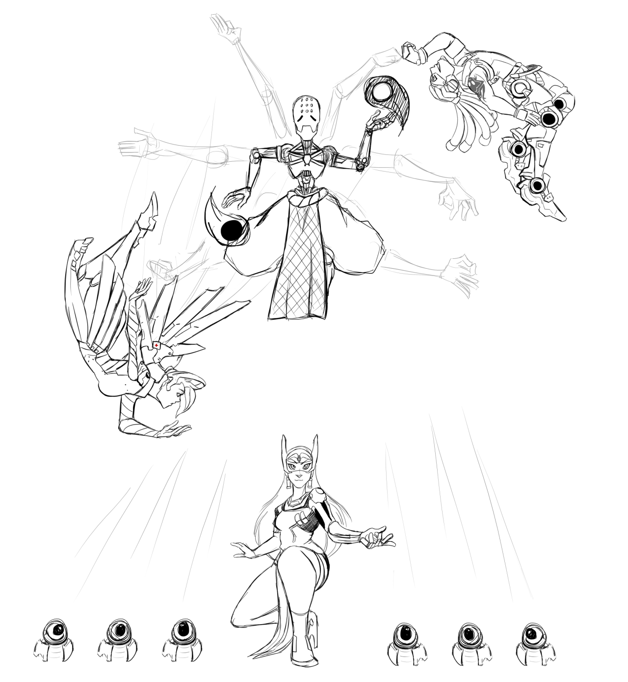 mx-bones:  We’re here to SUPPORT you!This is just a sketch tho, I’ll finish it