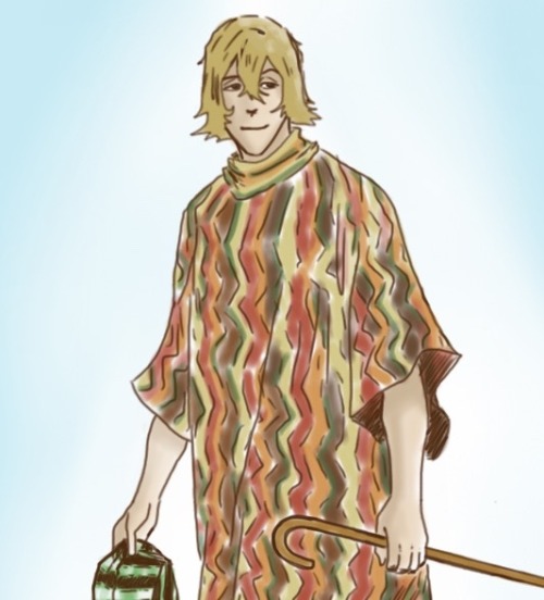 tessaisuggestions:After multiple requests: Tenchou’s 70s poncho (before the ‘incide
