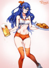 #883 Lucina Waitress (FE Awakening)(Commission)Support porn pictures