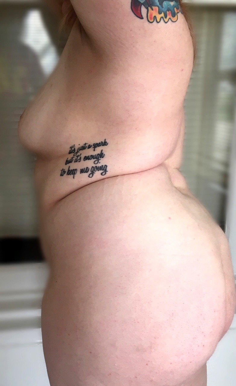 kd00d:Photo set of my tattoos.  Triangles: feminine 🔺 masculine 🔻 Song quote: