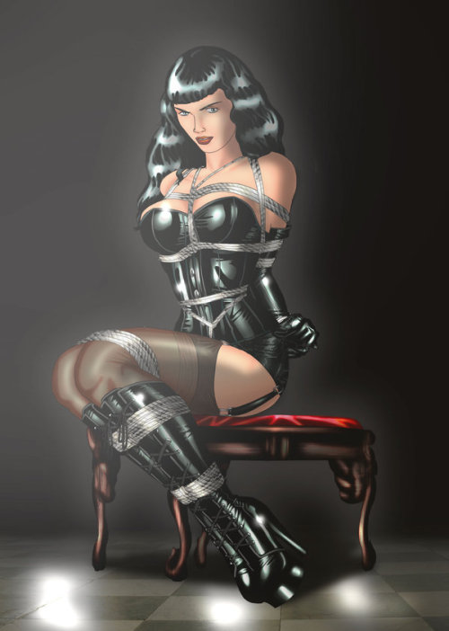 higyaku-no-miki:  Bettie Page by erikson1  