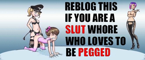 cherishingmygoddess:  straponslave:  This one describes me perfectly!  Guilty as described.  -pet 