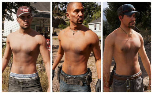 Hairy Chest Mod for Player and characters also affected by base body texture edits. Gives characters