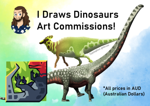 i-draws-dinosaurs: So, announcement time again!! The university term is over and that means I’ve got