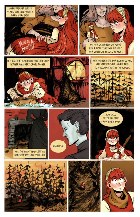michelledixart - Another comic assignment, retelling a fairy tale