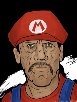 gamefreaksnz:  Danny Trejo as Mario by *Art-of-Bob