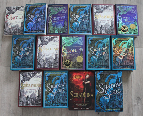 Book Collection #14 - Books by Rachel Hartman.Link will lead to my blog post, where I have more pict