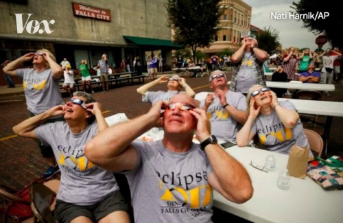 Millions of Americans caught a glimpse of the total solar eclipse that hurtled across America at abo