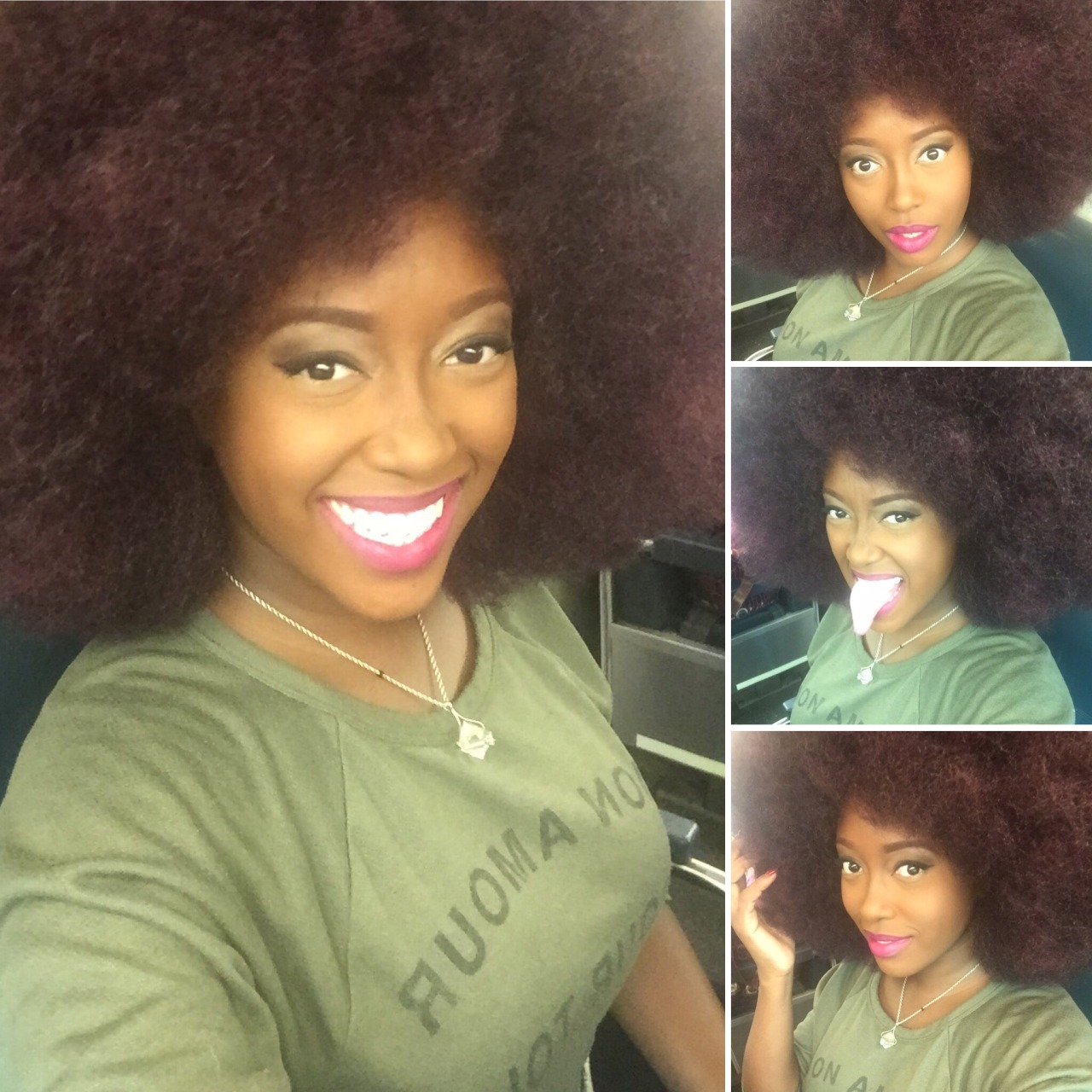 glamazontyomi:  Afro love ✊🏾✊🏾