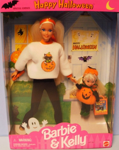 thedollcafe:1997 Happy Halloween Barbie and Kelly