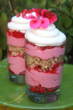 veganinspo:  Strawberry Lime Coconut Cream Parfait 