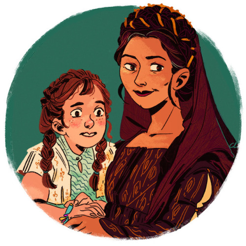 bohemskt: little Leia and her momma Breha! 