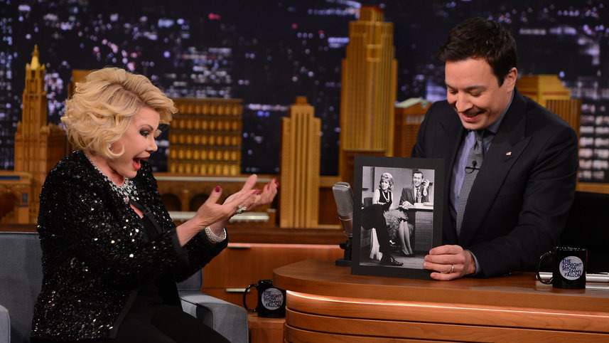 Johnny Carson banned Joan Rivers after a perceived slight.
Rivers is a comedy heroine and the last of a generation of women who broke ground for every female making us laugh today.
fallontonight:
“ Our pal Joan Rivers was back on The Tonight Show for...