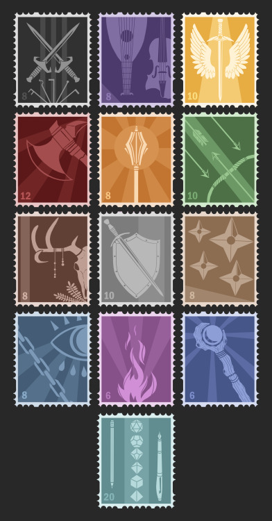 Once again it’s that time where I come up with a few more class designs, this time with some stamp-l