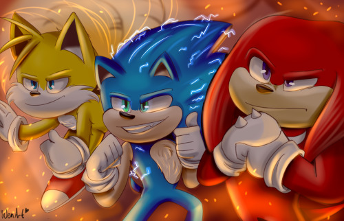 CineMarvellous - The furry trio returns in #Sonic3Movie. . . #Sonic3 # SonicMovie #Sonic #Knuckles #Tails