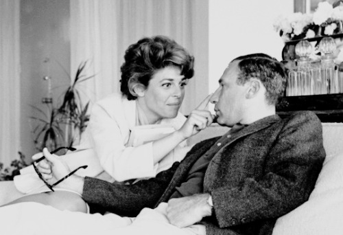 Anne Bancroft just loves him and laughs her head off! They’re the best together. - Dom Deluise