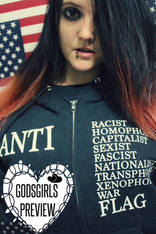 Previews to my (Kvlt’s) new Anti-Flag themed set, “You Can’t Kill the Protest,” coming to a GodsGirl