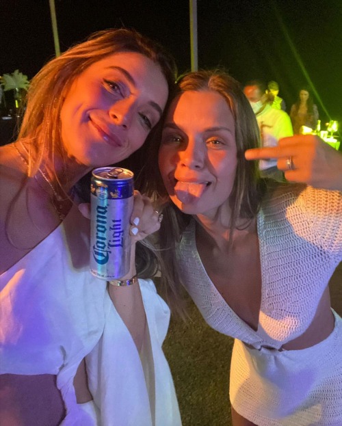 Josephine Skriver & Ashley Graver via Ashley’s Instagram. (June 4, 2021)