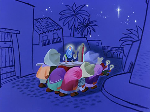 cinemamonamour:The art of Mary (and Lee) Blair in Disney’s The Three CaballerosMary Blair was 