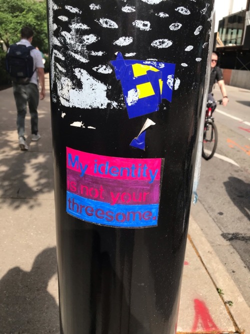 radicalgraff: Some beautiful rad queer stickers seen in June 2019 via: @snek-snek 