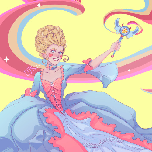 Star Butterfly a magical princess/queen from another dimension!let’s say it’s kinda french au