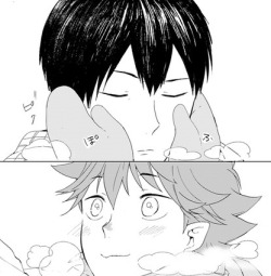 :  Kageyama x Hinata  飛雄おたおめ 