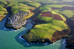 travelingcolors:Cornwall from the air | England