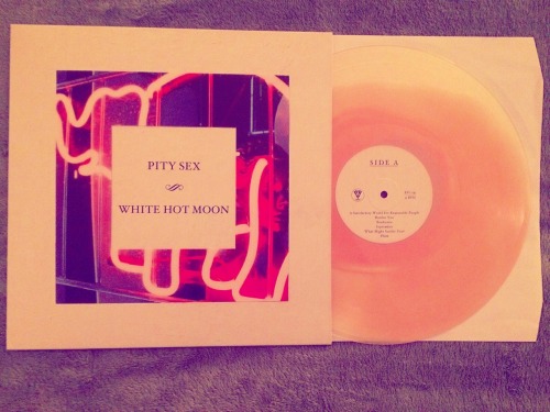 bostonflavor: Pity Sex - White Hot Moon (2016) First Pressing Baby Pink in Milky Clear /500 Run for 