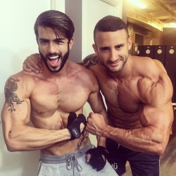 Malefeed:   Harry_Louis: With My Handsome Friend @Eliad_Cohen , One Of The Sexiest