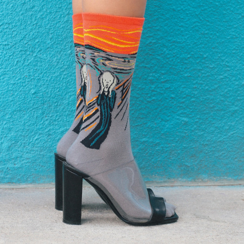 madelinevita:  Katie Brien’s art socks, as seen in an edit for Vogue.  