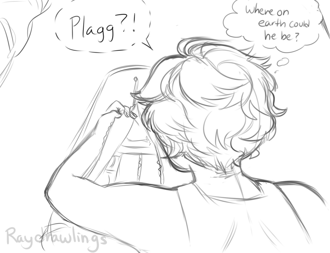 raydrawlings:  It was requested I draw a part 3 to the sleepover comic yesterday