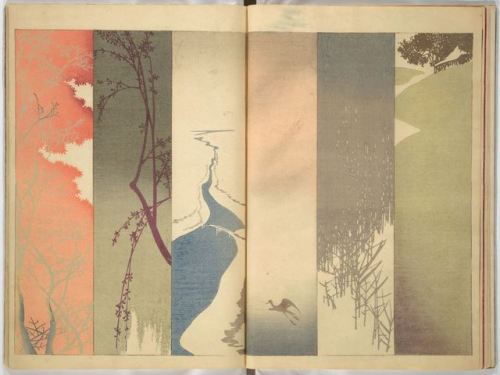fujiwara57: e-hon 絵本  2 -  livre illustré - “Ōyō Sketchbook (Ōyō manga)“, 1903 - encre et couleur su