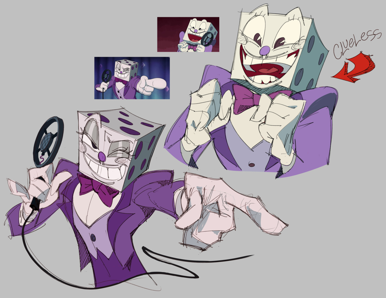 赤 — The DOODLES. Also trying making my human King Dice