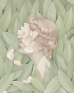 Hsiaoron:  &Amp;Ldquo;Girl&Amp;Rdquo; By Hsiao-Ron Cheng Buy Print Here Http://Hsiaoroncheng.com/Girl-Lim-Ed-Print